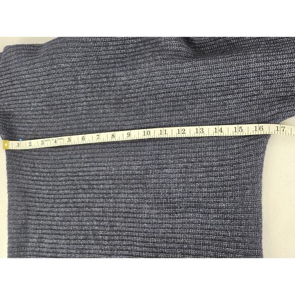 BENEDETTA B WOMEN’S BLUE/GRAY KNIT SWEATER – SIZE M – MERINO WOOL BLEND – ITALY - Picture 11 of 11